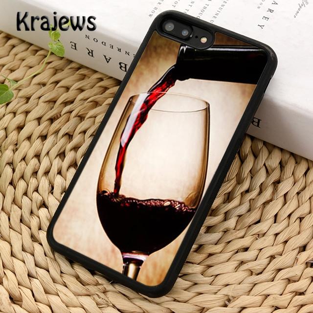 Krajews 1004 Vintage Wine Pattern Phone Case Cover For IPhone 18 17 Air 16 15 14 plus 11 12 13 pro max coque Shell Fundas