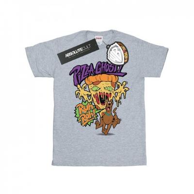 Girls Pizza Ghost Cotton T-Shirt