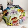 Happy Tree Friends Anniversary Umbrella 8-Frame for Travel, Camping, Casual Lightweight Portable Umbrella, Essential for Every Family Holidays Gift