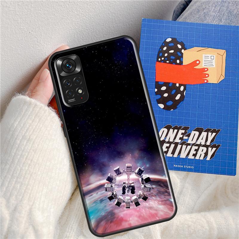 Interstellar Movie Case For Xiaomi Redmi Note 11 Pro 8 9 10 Pro Note 10S 11S 9S K50 K40 9A 9C 10A 10C Cover