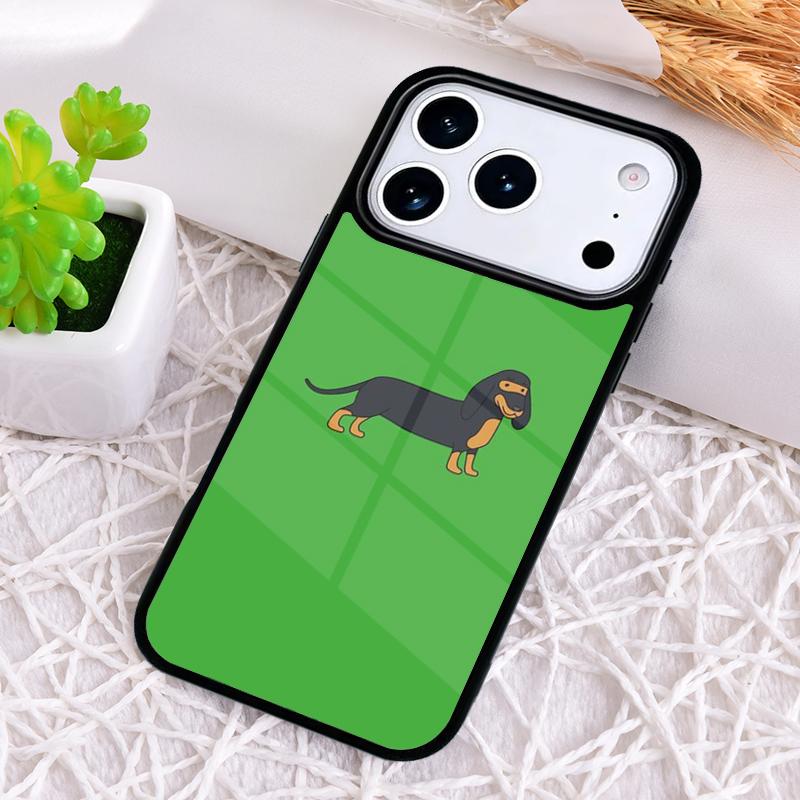 Funny Dachshund Long Dog Short Legs Phone Case for iPhone 17 Air 16 15 11 12 14 13 Pro Max Shockproof Cover
