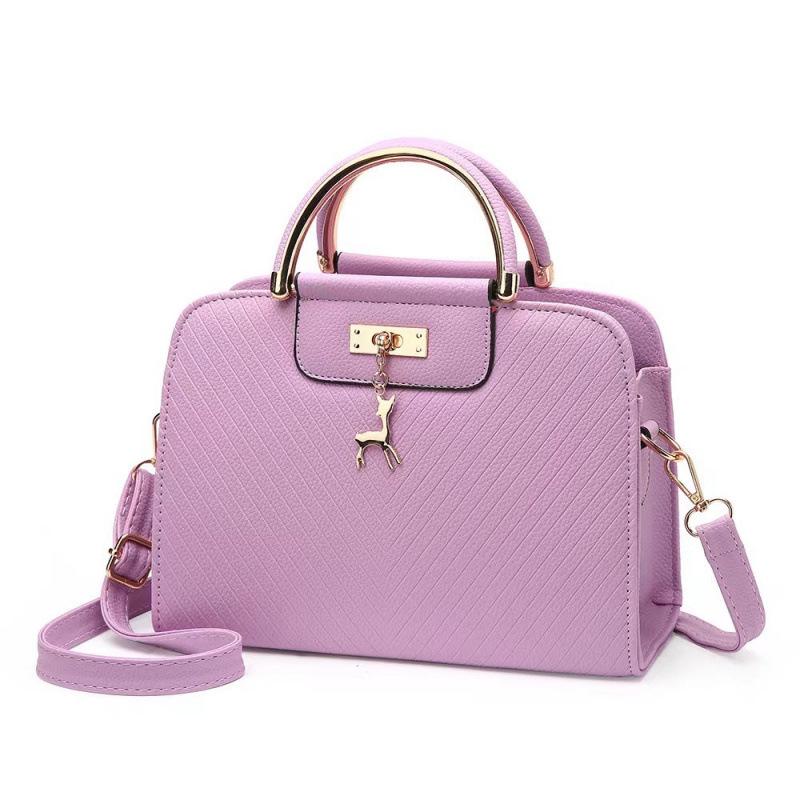 Taizhou Women's PU Small Square Crossbody Handbag - Solid Color Fashion Shoulder Bag