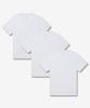 [Forever 21] 3-Pack Unisex Cotton 30s Regular Fit Short Sleeve T-shirt White FEMYKAP11/00 [Shipped from Korea] 100% Authentic