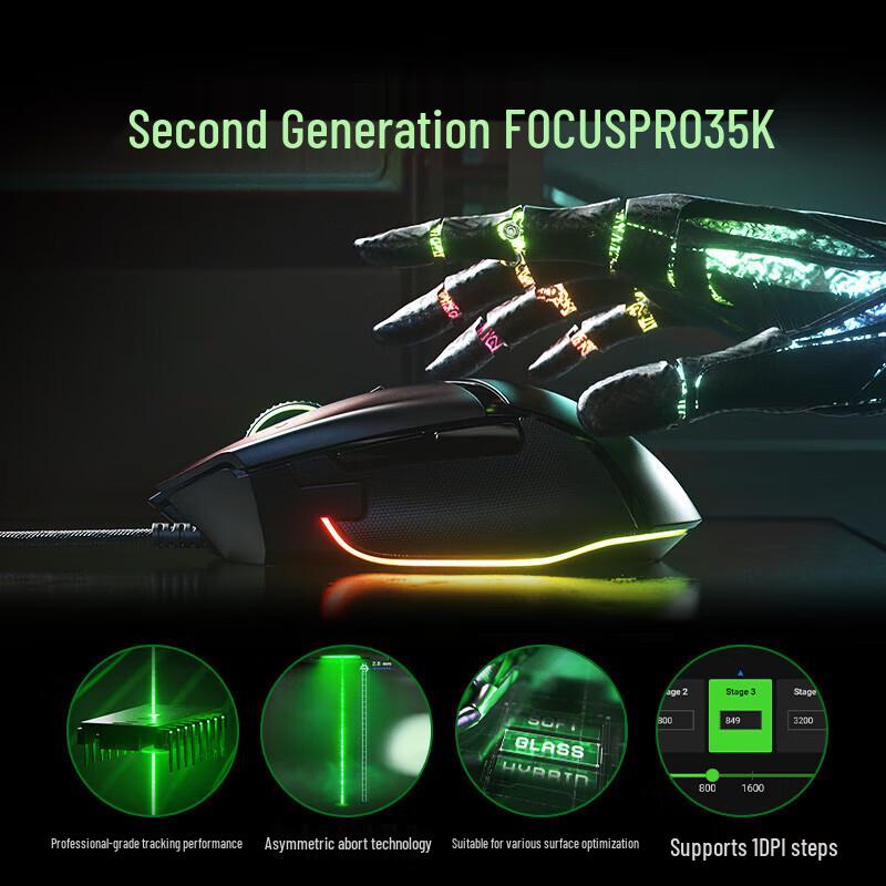 Razer Basilisk V3 35K Wired Gaming Mouse