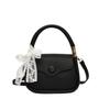 Lychee Pattern Portable Small Square Bag Women'S Versatile Shoulder Bag Casual Light Luxury Messenger Bag