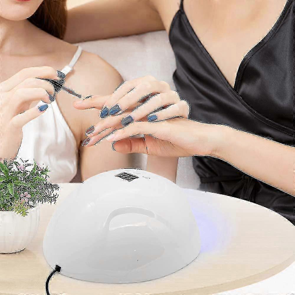 2025 UV LED Nagellampa Professionell Nageltorkare X7 För Gellack LED-lampa För Gelnaglar 3 Tidsinställningar Vit (wh
