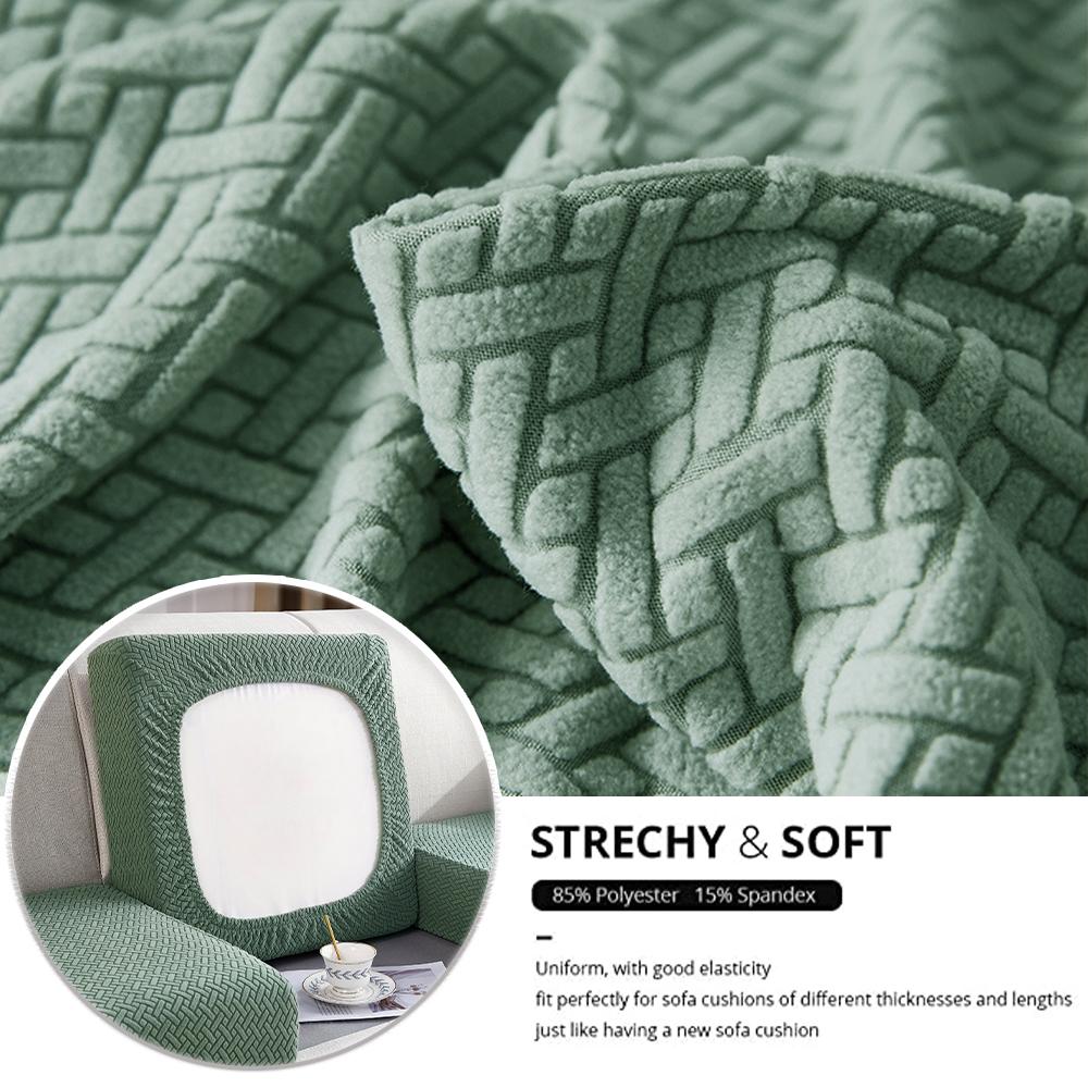 Huse de canapea jacquard culori solide husă pernă șezut living lavabilă spandex husă canapea canapea husă L-shaped chaise longue