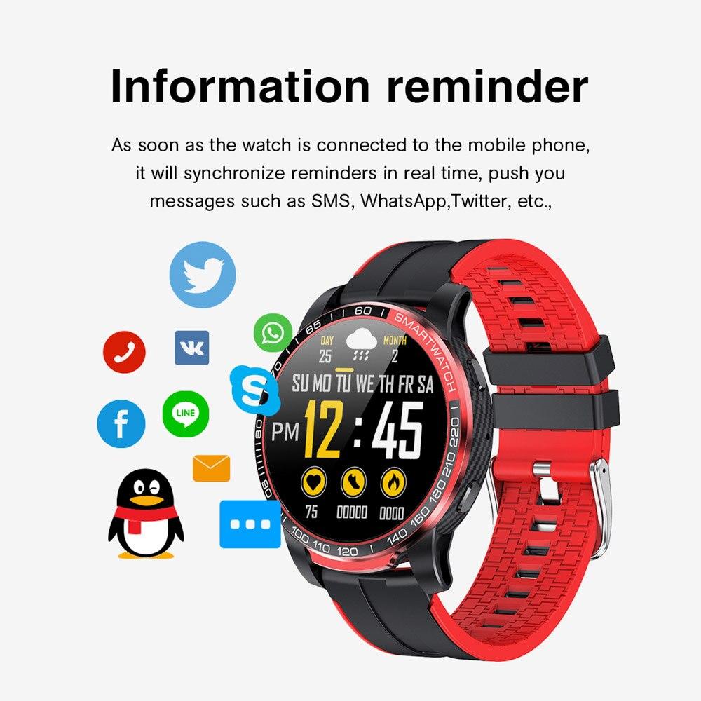 Smart Watch Carbon Fiber Men Bluetooth Call 24 Hours Heart Rate Multi-Sport Mode Smartwatch for Android IOS Fitness Tracker