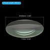 PATIKIL 1300mm Focal Length Biconvex Lens, 100mm Diameter, 11mm Height, Glass Optical Polishing, Round Edge Lens, Clear, for Physics Labs