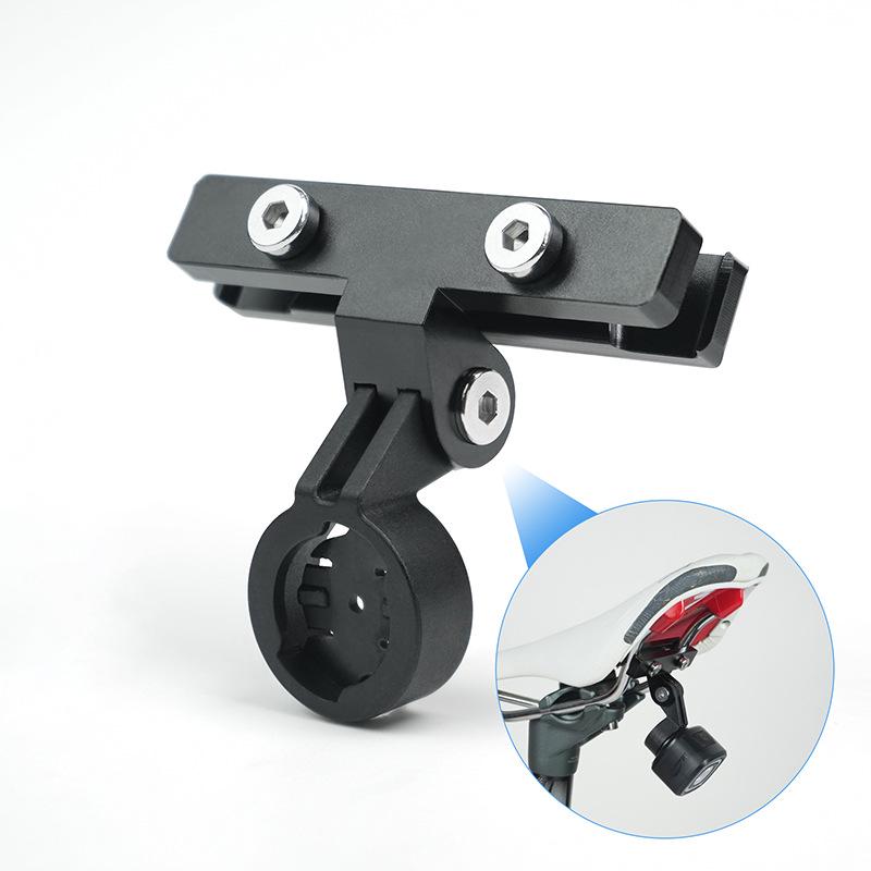 Aluminum Alloy Bracket for Wahoo & Garmin Taillight with Plastic Dial