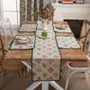 Dining Table Cotton  Linen Table Runner with Tassels