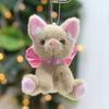 Cute Cute Bow Cat Doll Small Pendant Couple Doll Bag Hanging Decoration Keychain Plush Toy