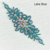 Elegant Hot-Melt Adhesive Rhinestone Applique Multi-color 23*9CM DIY Embroidery Patch 3D Fashion Clothes Accessory Shoe