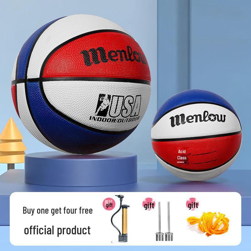 Durable Outdoor Basketball for Adults & Kids - Size 5, Ideal for Cement Courts, Training & Competition. Size 5