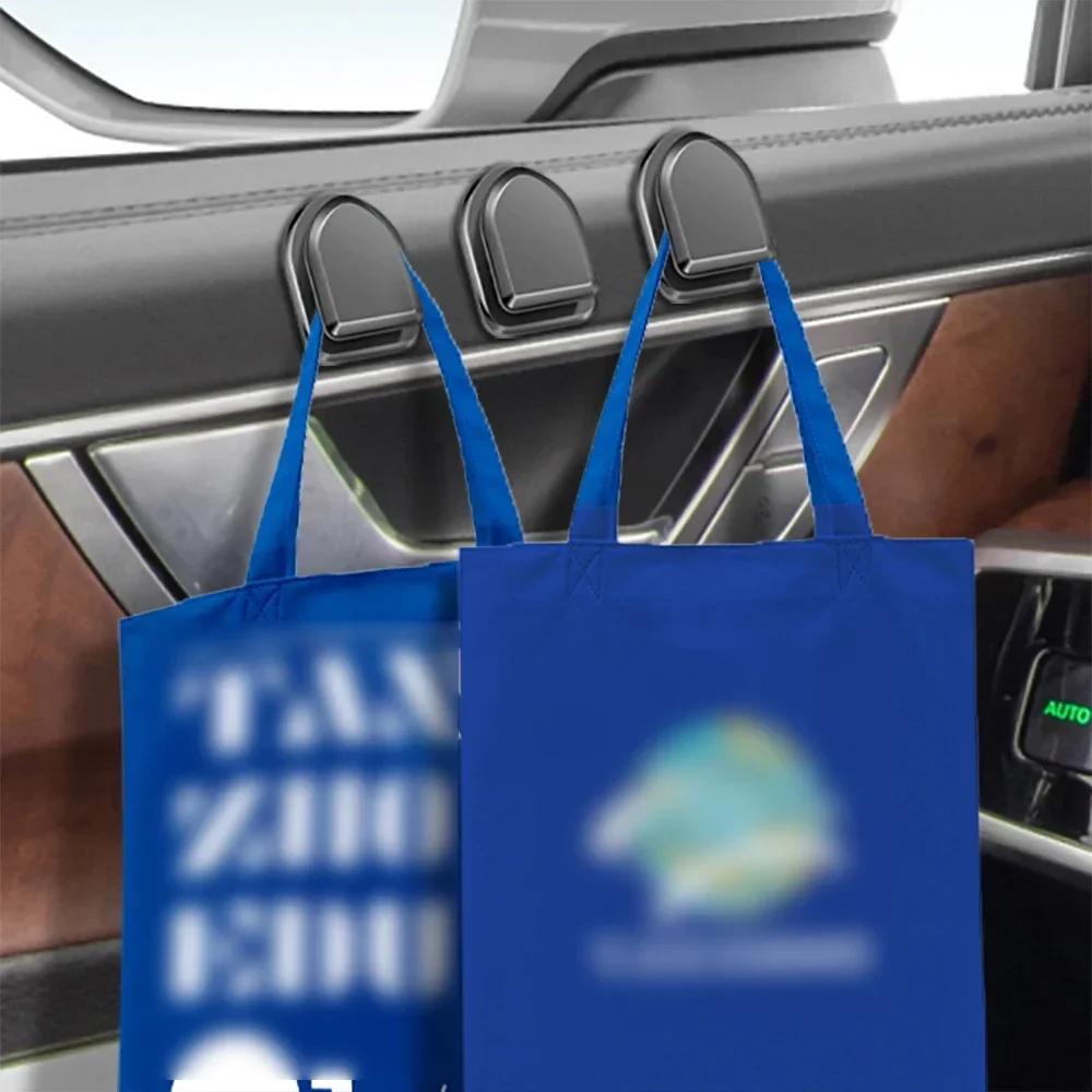 Schwarze Mini-Autohaken Starker Klebstoff Unsichtbare Haken für USB-Kabel Kopfhörer Schlüssel & Taschen Auto Auto-Organizer Zubehör
