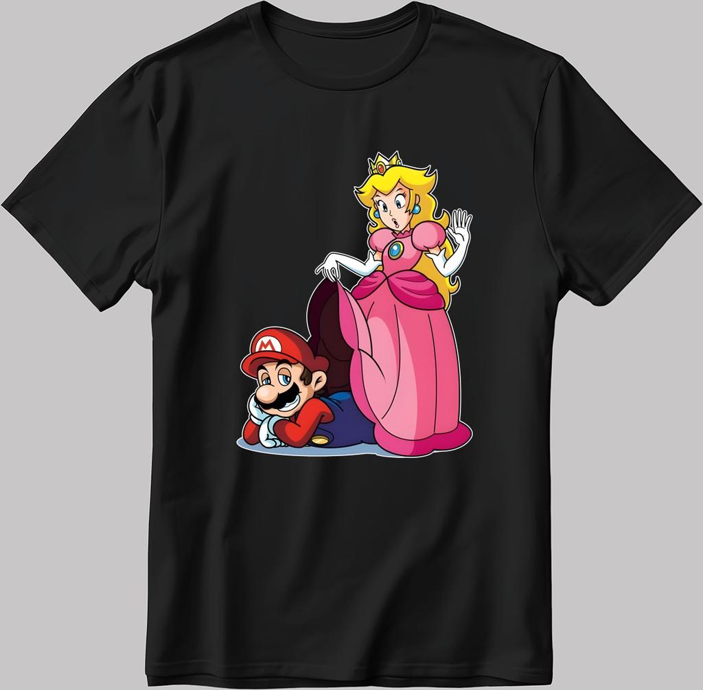 Super Mario Short Sleeve Men's Women's T Shirt N405