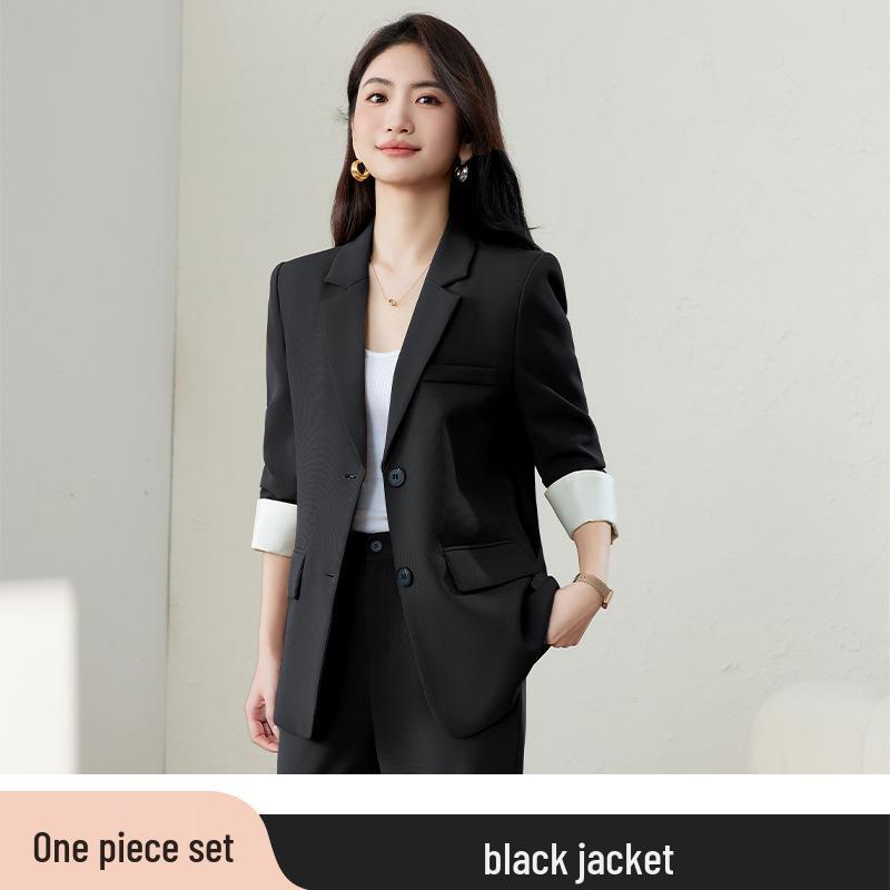 Women's 2025 Professional Temperament Blazer Set - New Spring & Autumn High-End Workwear Style