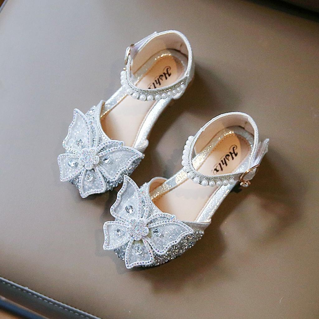 Girls, Sandals, Bows, Princess Shoes, Cute, Dance Shoes