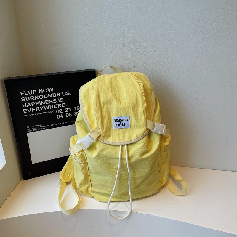 2025 New Fashion Casual Backpack Women's Niche Trend Backpack Large Capacity Flip Student School Bag