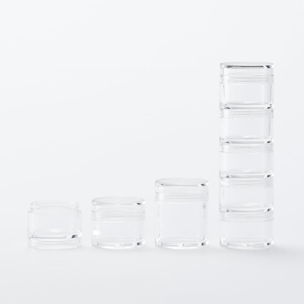MUJI Acrylic Divider 5 Diameter X OHG03A1A Case, Tiers, 3.5 12.1cm,