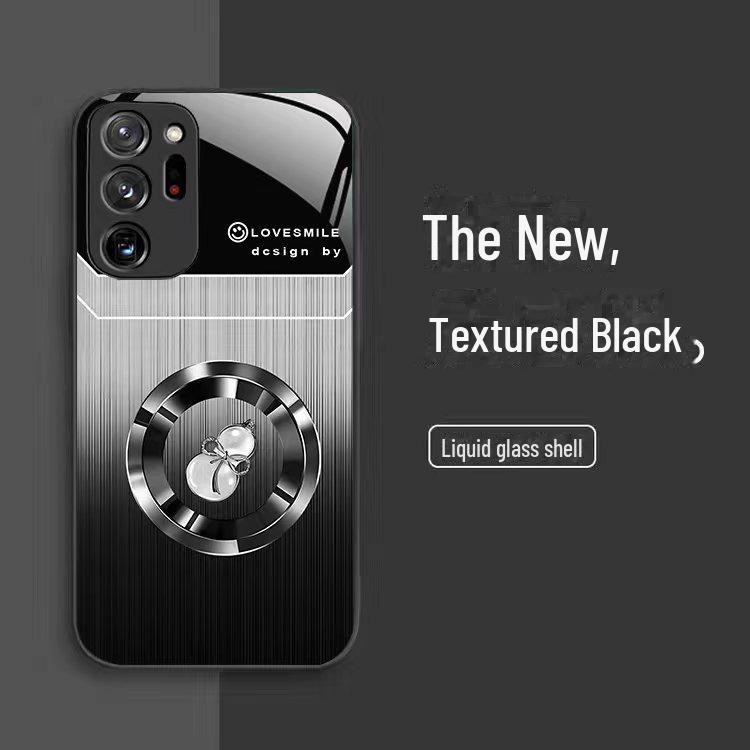 

Чохол Samsung A12 Note10 Liquid Wood Grain із дизайном Good Luck Gourd - стійке до ударів і подряпин скляне покриття для 10Pro. A04e 4G