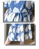 Women's 2023 Mid-Length French Fashion Puff Sleeve Print Dress