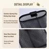 Semi-Circle/Oval Hanging Pen Holder Mesh Desk Organizer Durable Makeup Brush Container  Students