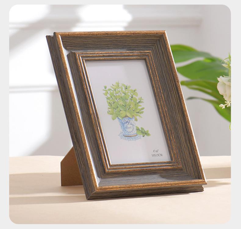 European and American Retro Photo Frame Photo Display Platform Wedding Couple Pictures Frames Creative Gift Home Decor