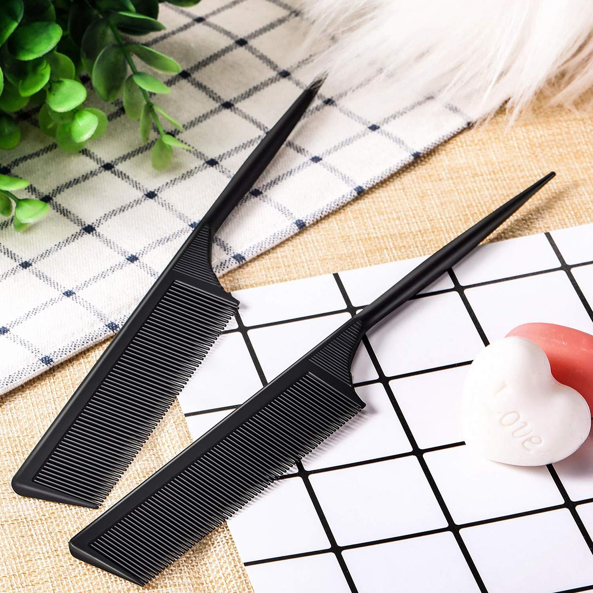 

2pcs professional salon hair combs, anti-static straight hair comb set, dyeing comb, styling tools Special for real hair wigs