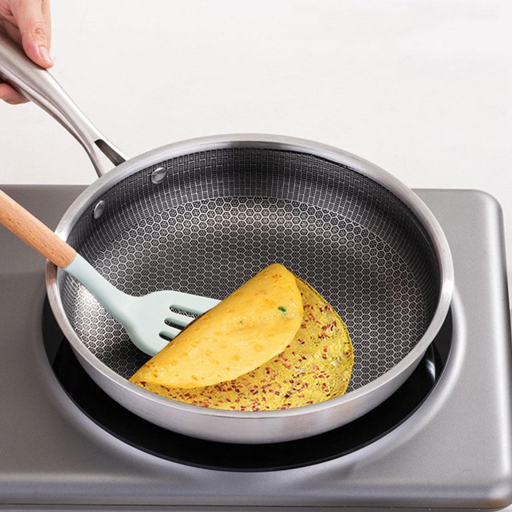Stainless Steel Pan With Cellular Coating - Scratch-resistant And Wear-resistant Easy To Clean