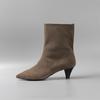 Lucy Crew Western Ankle Boots Lc354_3Colors