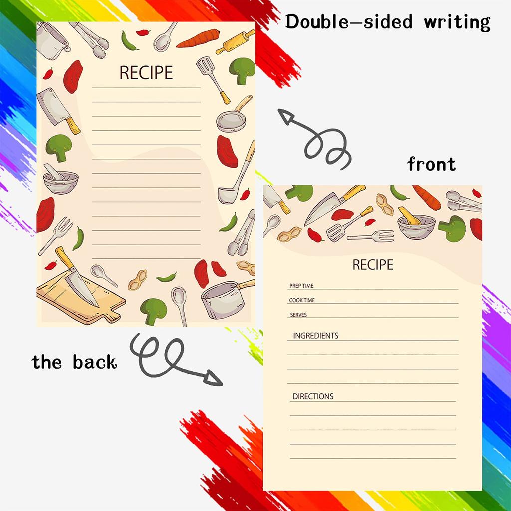 Kitchen Cooking Recipe Card The Perfect Assistant For Ingredient Tracking And Culinary Inspiration