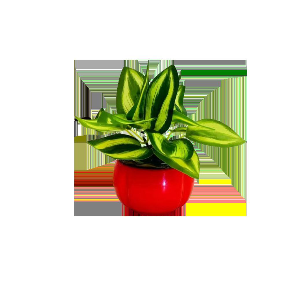 Persimmon Epipremnum Aureum Flowerpot Simulation Green Plant Plant Potted