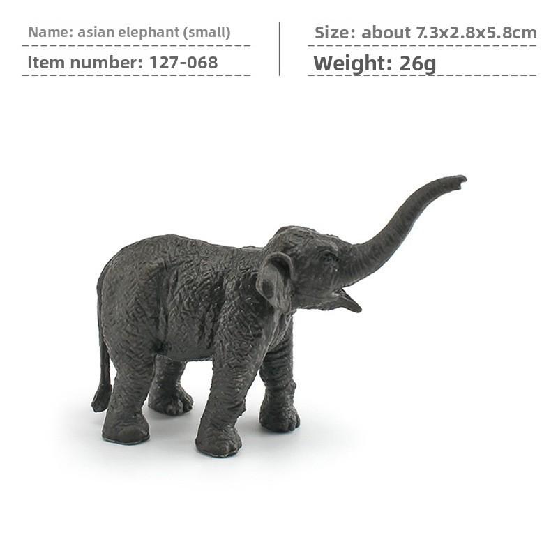 Realistic Zoo Animal Pvc Elephant Figures For Classroom Learning And Gift Giving