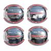 For LR Discovery Sport 2015-2019 Chrome Exterior Side Door Bowl Cover Trim 4PCS