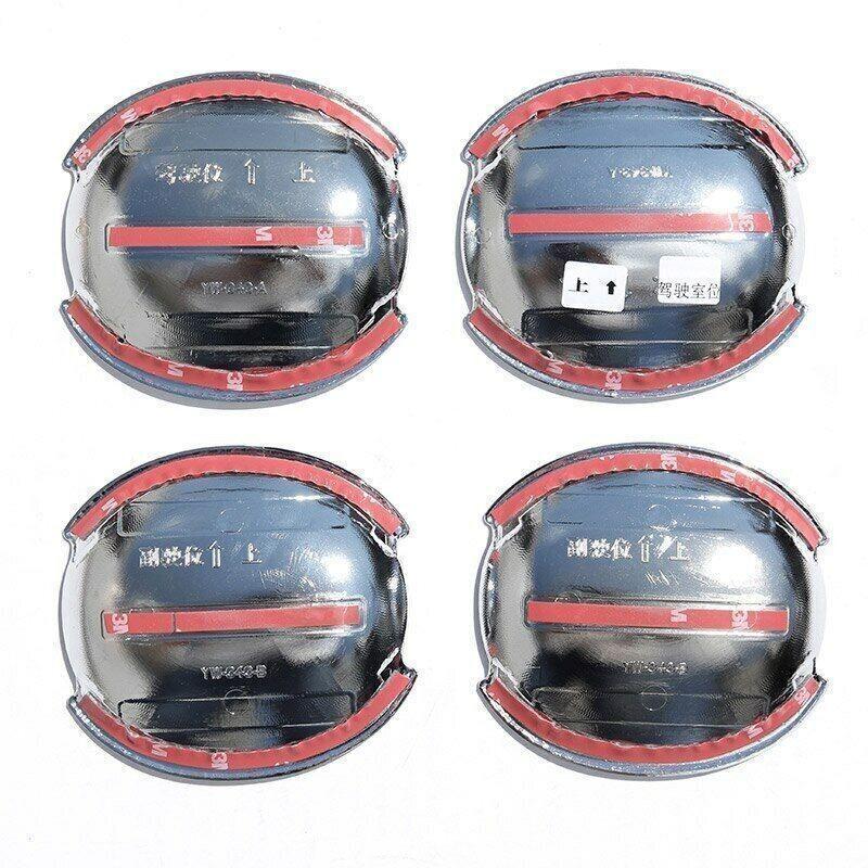 For LR Discovery Sport 2015-2019 Chrome Exterior Side Door Bowl Cover Trim 4PCS