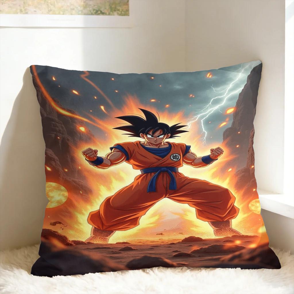 D-Dragon Anime Pillowcases Kawaii Pillow Case For Sofa Home Decoration Comfy Pillow Cover