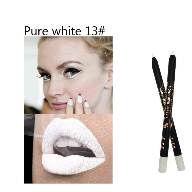 Long lasting Lipliner Pencil 15 Colors Make up Lip Cosmetic Matte Soft Lip Liner Stick As Eyeliner Pen For Women's Makeup Korean