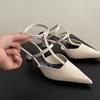 Sandals and Slippers for Women,New Pointed T-shaped Top with Thin Heels for Women