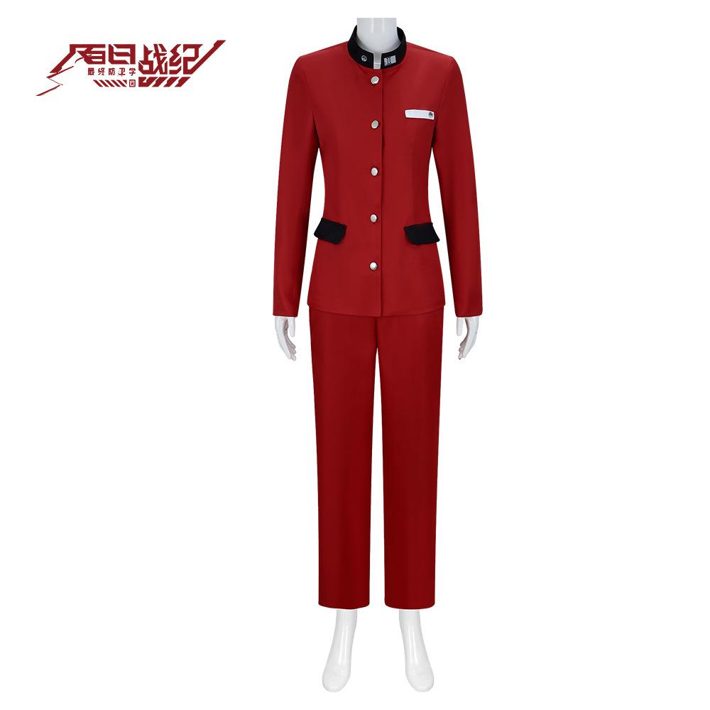 Anime Disguise Hundred Line Tsukumo Ima Cosplay Red Suits Game Costume Women Roleplay Halloween Fancy Dress Up Party Outfits