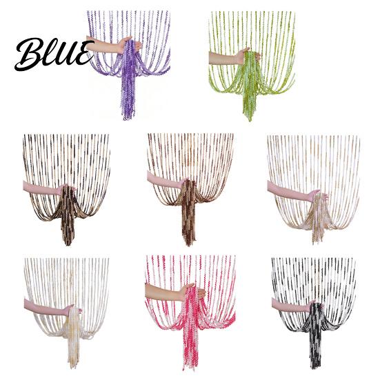 High-quality Door Curtain Decor Divider Wall Panel Decorative Tassel Spiral String Room Home Fringe Screen
