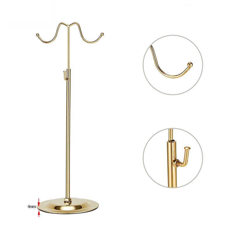 Stojak na torebki Regulowana półka do wieszania torebek Stojak ekspozycyjny Uchwyt na portmonetki i torebki Stojak organizacyjny Półka do przechowywania