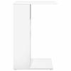 Side Table White 40 x 35 x 60.5 cm Engineered Wood