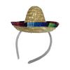 Mexiko Hut Form Haarband Karneval Party Erwachsene Teenager Fotografie Stirnbänder Bequem Make-up Fotos Machen Kopfschmuck