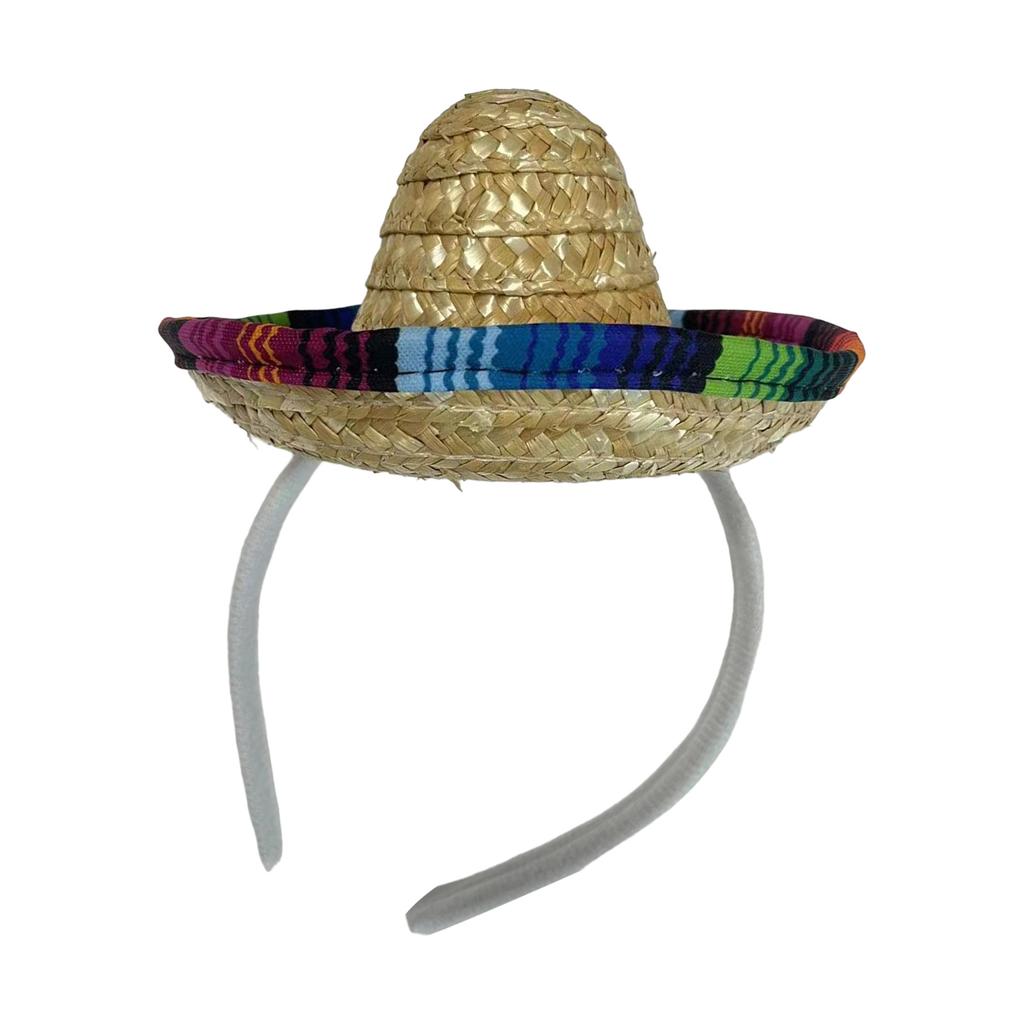 Mexiko Hut Form Haarband Karneval Party Erwachsene Teenager Fotografie Stirnbänder Bequem Make-up Fotos Machen Kopfschmuck