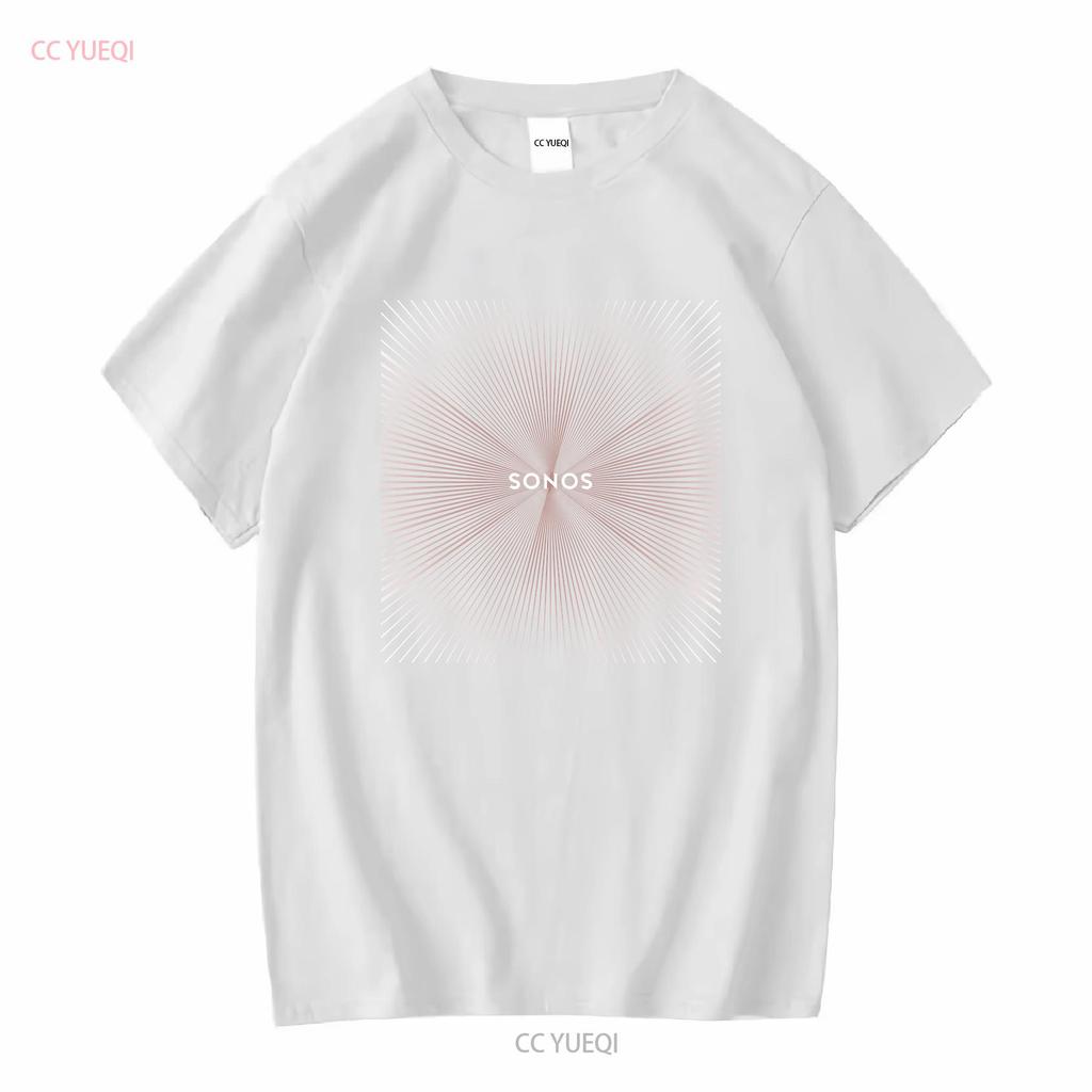 Sonos Wireless HiFi Audio Systems T Shirt Subwoofers Speakers Black Size L long or short sleeves vintage Washed Breathable