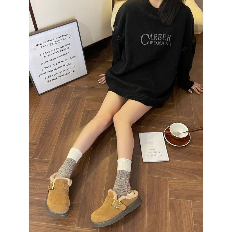 Autumn and Winter Retro Socks, Women's Thin Wavy Mid-calf Socks, Fashionable and Versatile, Pile Socks, School Style