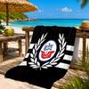 FC Hansa Rostock Wappen Design Strandtuch, Schnelltrocknend, Pflegeleicht, Geeignet für Fitness und Strandurlaub, Sport-Essential