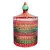 Transparent Designs Clear Candy Jar Multifunctional Glass Storage Container for Household Decoration