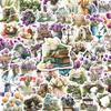 60 Sheets Watercolor Floral Stickers for Kids - Creative DIY Notebook & Photo Album Decoration
